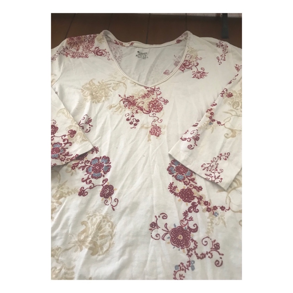 Columbia 3/4 sleeve shirt